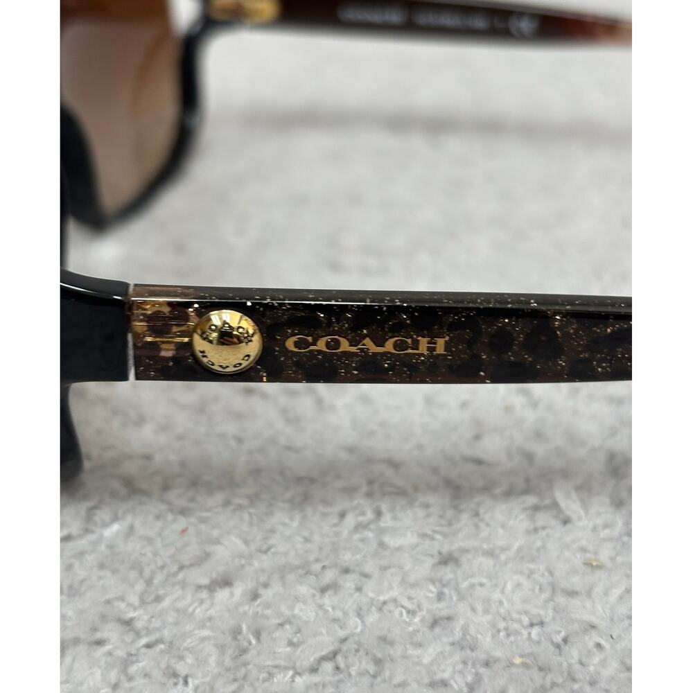 Coach Women's Black Wild Beast Sunglasses HC 8169 57-16-135 #69282 - Picture 8 of 8